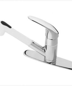 Genesis Pull-Out Spray Kitchen Faucet with Paddle Handle 2