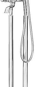 Pfister LG61TFC Traditional Free Standing Tub Filler, Polished Chrome Finish 2