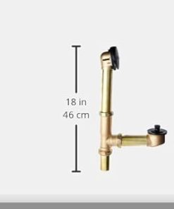 Pfister 018-310Y Waste and Overflow Turnstop Type, Tuscan Bronze 2