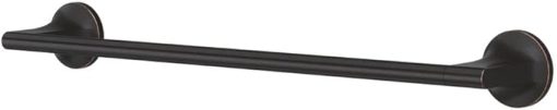 Pfister Pfirst Modern Bath Towel Bar for Bathroom, 18-Inch, Wall-Mounted, Screw-In, Tuscan Bronze Finish, BTBPFM1Y