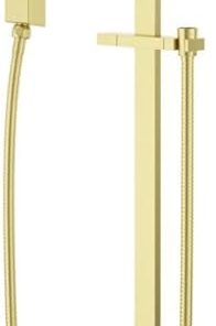Pfister HSK-41SHW Modern Square 31-3/4" Adjustable Slide Bar with 60" Hose - Brushed Gold