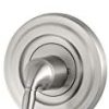 Pfister Selia Brushed Nickel 1-Handle Bathtub and Shower Faucet with Valve 3