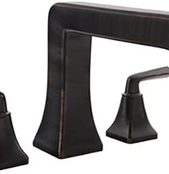 Pfister RT6-5FE Park Avenue Deck Mounted Roman Tub Filler Double Handle – Brushed Gold 2