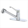 Genesis Pull-Out Spray Kitchen Faucet with Paddle Handle