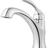 Pfister GT42-TR0 Iyla Single Hole Bathroom Faucet with Metal Pop-Up Assembly, Polished Chrome