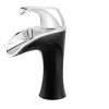 Pfister Brea Single Handle Waterfall Faucet White & Chrome 3