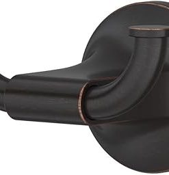 Pfister Pfirst Modern Towel Hook, Bathroom Towel Hook, Wall-Mounted, Screw-In, Tuscan Bronze Finish, BRHPFM0Y