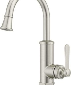 Pfister GT72-TD Port Haven 1.8 GPM Single Hole Bar Faucet - Stainless Steel