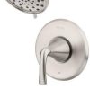 Pfister G89-8NK0 G89-8NK0 Contempra Single Handle Tub and Shower Combo Trim, Brushed Nickel 4