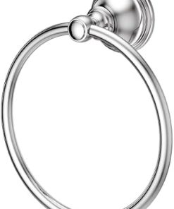 Pfister, BRB-TB0C, Tisbury 6-3/16" Wall Mounted Towel Ring, Polished Chrome