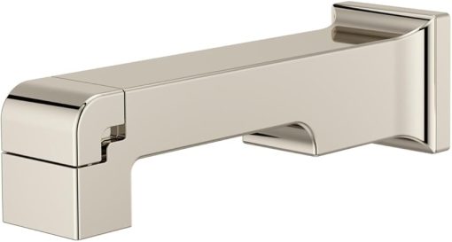 Pfister TBS-02SHW Modern Square 8-11/16" Integrated Diverter Tub Spout - Polished Nickel