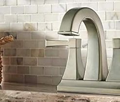 Price Pfister – Price Pfister F-048-HLKK Halifax High Arc Spout 2 Handle Brushed Nickel Lavatory Faucet 2