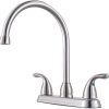 Pfister Avalon Kitchen Sink Faucet with Side Sprayer and Soap Dispenser, Single Handle, High Arc, Tuscan Bronze Finish, GT264CBY 3