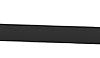Pfister Vaneri Bath Towel Bar for Bathroom, 18-Inch, Wall-Mounted, Screw-In, Matte Black Finish, BTBVRI1B