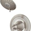 Pfister LG15-TNT1 Tenet 1.8 GPM Single Function Shower Head – Brushed Nickel 4