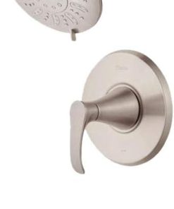 Pfister 8P8-WS2-BRSK Brea Single-Handle 3-Spray Tub and Shower Faucet in Brushed Nickel