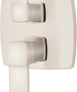 Pfister Deckard Stacked Shower Two Handle Diverter Trim in Brushed Nickel (Valve Not Included)