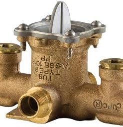 Pfister VB8340A Rough Valves VB8-340A 1/2 inch Shower System Rough In Valve with Service Stops, N/A 2