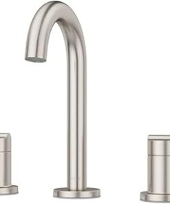 Pfister LG49-BI0K Pfister LG49-BI0 Brislin 1.2 GPM Widespread Bathroom Faucet with Pop-Up Drain Assembly