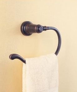 Pfister Ashfield Towel Ring, Hand Towel Holder for Bathroom, Wall-Mounted, Screw-In, Tuscan Bronze Finish, BRBYP0Y 2