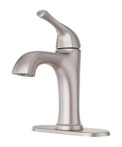 Pfister LF-042-LRGS Ladera 4 in. Centerset Single-Handle Bathroom Faucet in Spot Defense Brushed Nickel