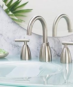 Pfister LF049NK00 Contempra 2-Handle 8″ Widespread Bathroom Faucet in Brushed Nickel 2