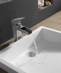 Pfister GT42DF0K Kenzo Single Control Waterfall 4 Inch Centerset Bathroom Faucet in Brushed Nickel 2