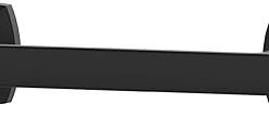 Pfister Vaneri Toilet Paper Holder, Bathroom Tissue Roll Holder, Wall-Mounted, Screw-In, Matte Black Finish, BPHVRI0B