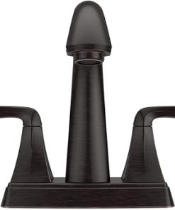 Pfister Selia Bathroom Sink Faucet, 4-Inch Centerset, 2-Handle, 3-Hole, Tuscan Bronze Finish, LF048SLYY 2