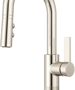 Pfister GT572-MT Montay 1.8 GPM Single Hole Pull Down Bar Faucet - Polished Nickel