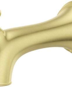 Pfister TBS-03SHW Transitional Round 6-13/16" Integrated Diverter Tub Spout - Brushed Gold