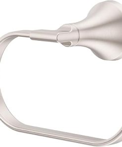 Pfister Vedra Towel Ring, Hand Towel Holder for Bathroom, Wall-Mounted, Screw-in, Spot Defense Brushed Nickel Finish, BRBVED0GS