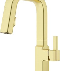 Pfister GT572-VRV Verve 1.8 GPM Single Hole Pull Down Bar Faucet – Less Handle – Polished Chrome 2