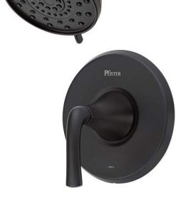 Pfister 8P8-WS2-LRSB Ladera 1-Handle 3-Spray Tub and Shower Faucet in Matte Black