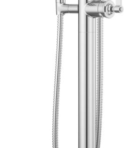 Pfister LG6-1WN Winter Park Floor Mounted Tub Filler with Built-in Diverter - Includes Hand Shower - Polished Chrome