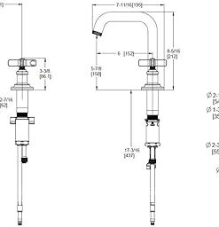 Pfister LG49-WN2 Winter Park 1.2 GPM Widespread Bathroom Faucet with Pop-Up Drain Assembly – Spot Defense Black 2