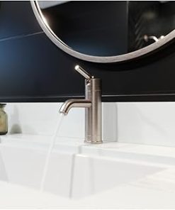 Pfister LG42-NP0 Contempra 1.2 GPM Single Hole Bathroom Faucet with Pop-Up Drain Assembly – Brushed Gold 2