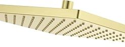 Pfister USH-06SHW Modern Square 1.75 GPM Single Function Rain Shower Head - Brushed Gold