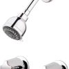 Pfister Bronson Roman Bathtub Faucet (Valve Sold Separately), 2-Handle, 3-Hole, Brushed Nickel Finish, RT65BSK 4