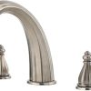 Pfister Catalina 2-Handle Roman Tub Trim, less Hub & Handles, Brushed Nickel 4