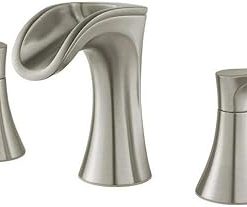 Pfister LF-049-BRKK Brea 8'' Widespread 2-Handle Waterfall Bathroom Faucet in Brushed Nickel
