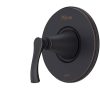 Pfister Auden Tub & Shower Trim Kit, Valve and Cartridge Included, 1-Handle, Tuscan Bronze Finish, 8P8WS2ADSY