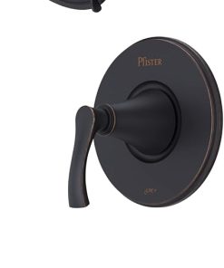 Pfister Auden Tub & Shower Trim Kit, Valve and Cartridge Included, 1-Handle, Tuscan Bronze Finish, 8P8WS2ADSY
