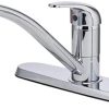 Pfister Antrom Kitchen Faucet with Pull Down Sprayer and Soap Dispenser, Single Handle, High Arc, Spot Defense Stainless Steel Finish, F5297AOGS 4