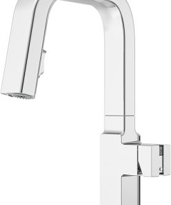 Pfister GT572-VRV Verve 1.8 GPM Single Hole Pull Down Bar Faucet - Less Handle - Polished Chrome