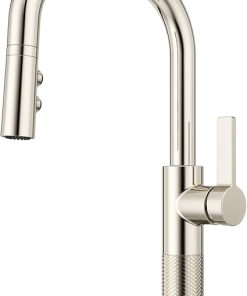 Montay 1-Handle Pull-Down Kitchen Faucet in Polished Nickel