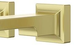 Price Pfister Pref, LG49-VRV3BG, Verve 1.2 GPM Wall Mounted Widespread Bathroom Faucet with UltraSeal Technology - Less Rough In and Handles, Brushed Gold