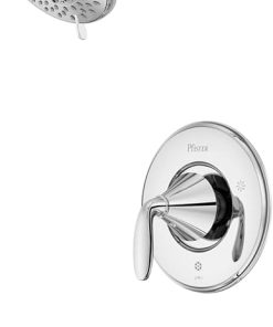 Pfister LG89-8WF Winfield Tub and Shower Trim Package with 1.8 GPM Multi Function Shower Head, Quick Connect Diverter Tub Spout, and Pforever Seal Technology - Polished Chrome