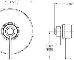 Pfister R89-WN Winter Park Thermostatic Valve Trim Only with Dual Lever Handles and Volume Control – Less Rough In – Polished Chrome 2