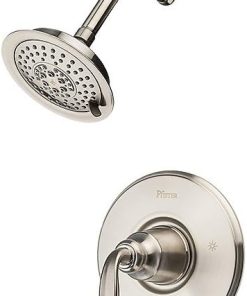 Pfister Avalon Shower Head and Valve Trim Only Kit (Valve Not Included), 1-Handle, Brushed Nickel Finish, LG897CBK